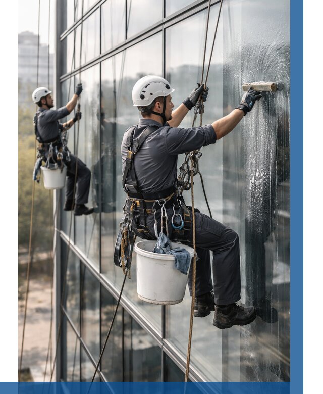 Мойка сплошного остекления в Апатитах, заказать от 311 р.| ВЫСОТНИК-Птт