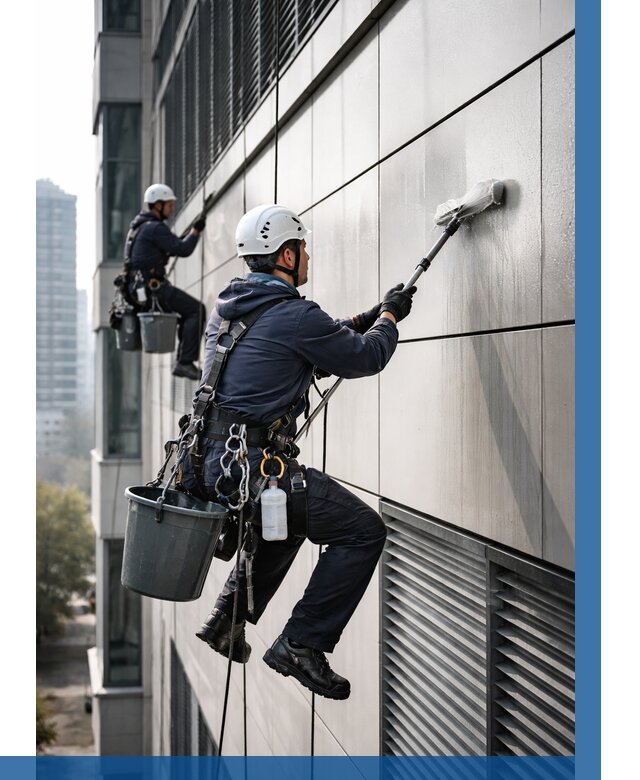 Мойка вентилируемого фасада в Апатитах от 259 р. | ВЫСОТНИК-Птт