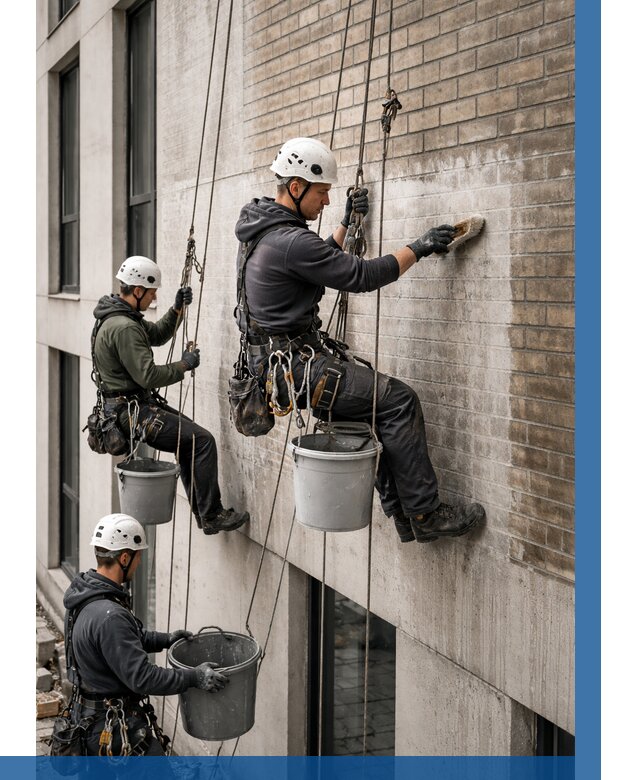 Удаление высолов с фасада в Апатитах от 259 р. | ВЫСОТНИК-Птт