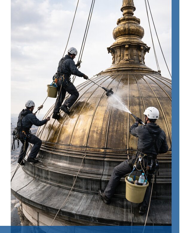 Мойка куполов и шпилей в Апатитах от 8298 р. - заказать | ВЫСОТНИК-Птт