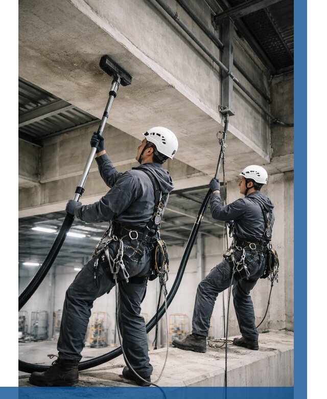 Обеспыливание потолочных конструкций в Апатитах от 259 р. |ВЫСОТНИК-Птт