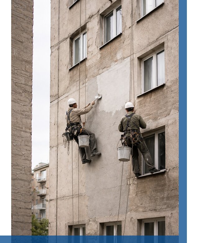 Косметический ремонт фасада в Апатитах от 1141 р. | ВЫСОТНИК-Птт