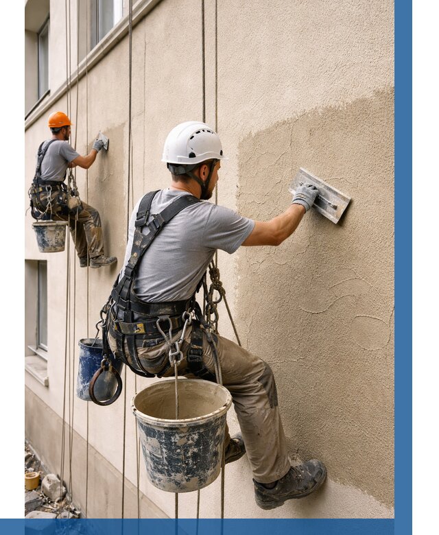 Декоративная штукатурка фасада в Апатитах от 1245 р. | ВЫСОТНИК-Птт