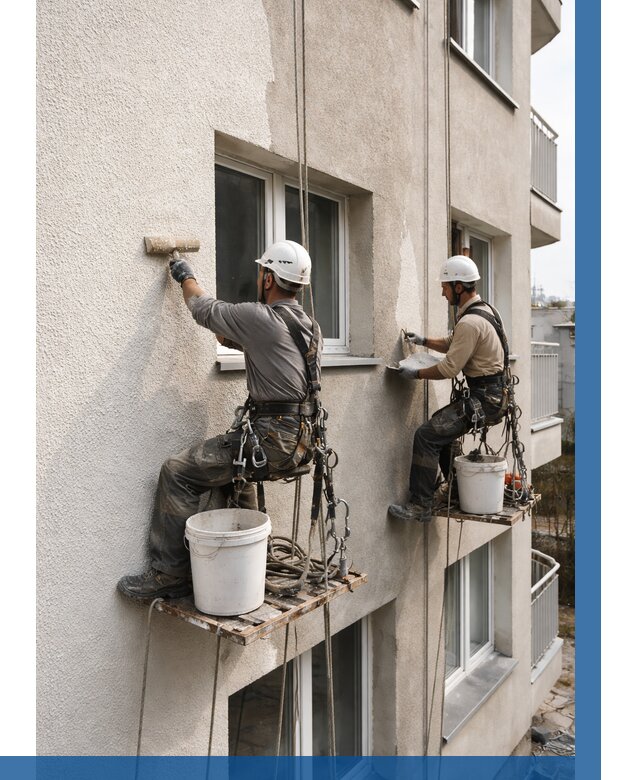 Нанесение короеда на фасад в Апатитах от 467 р. | ВЫСОТНИК-Птт