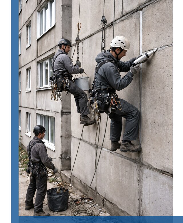Герметизация межпанельных швов в Апатитах с гарантией герметичности