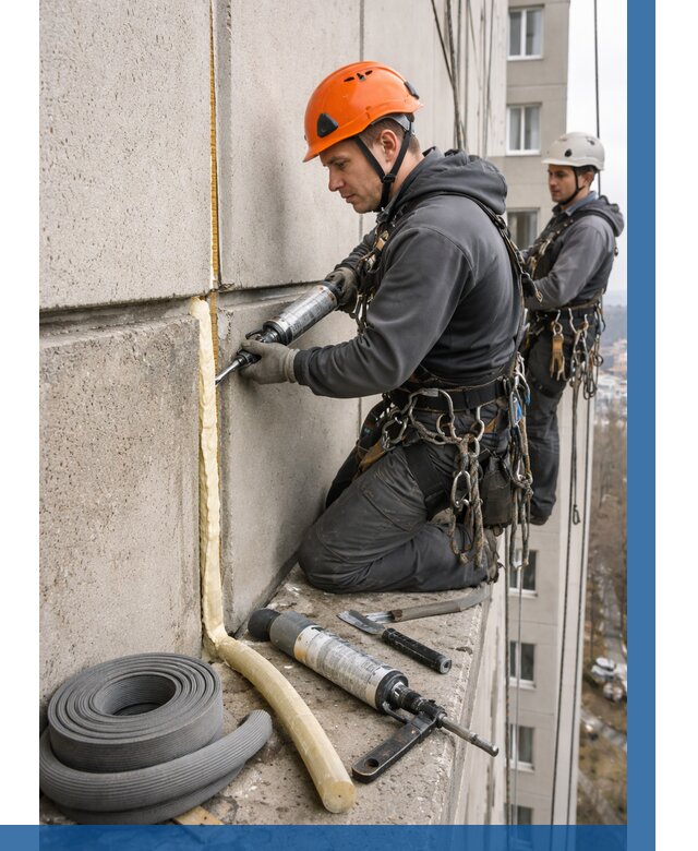 Теплый шов межпанельные швы в Апатитах от 726 р. | ВЫСОТНИК-Птт