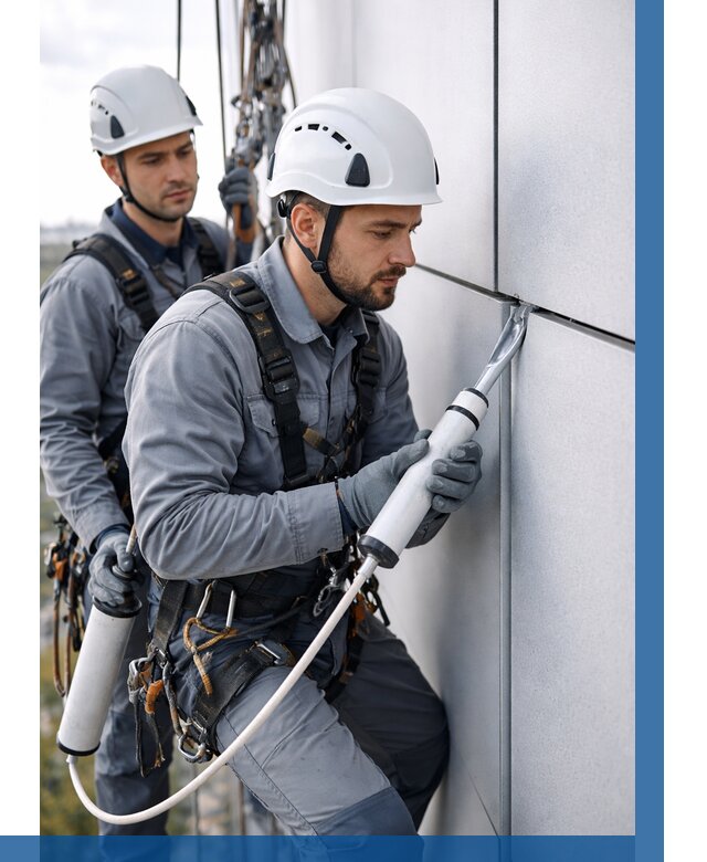 Герметизация швов вилатермом в Апатитах от 622 р. | ВЫСОТНИК-Птт