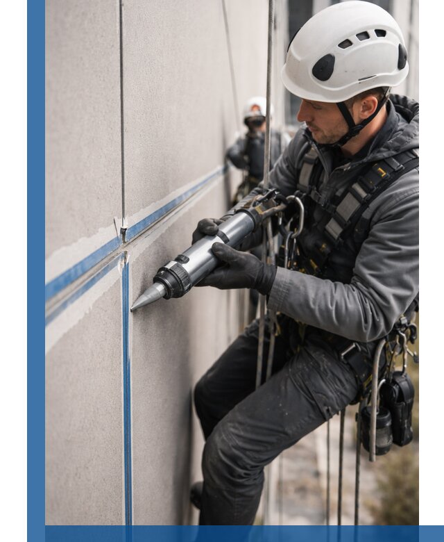 Герметизация стыков фасадных панелей в Апатитах качественно и быстро