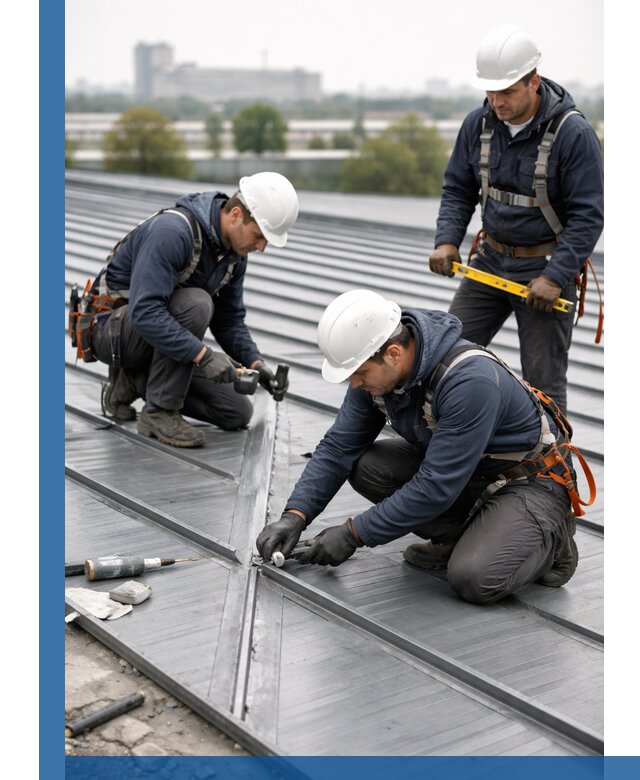 Ремонт фальцевой кровли в Апатитах срочно и качественно