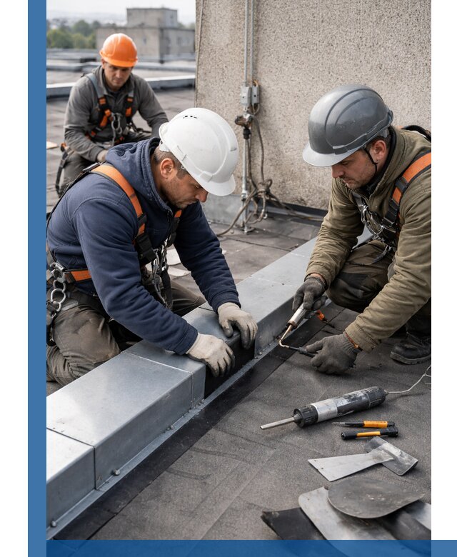 Ремонт кровельных примыканий в Апатитах профессионально