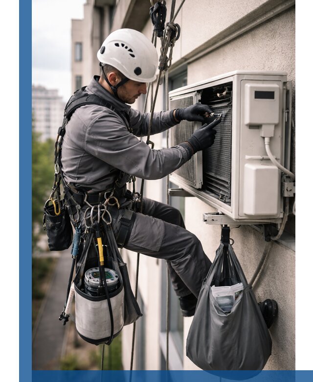 Обслуживание внешнего блока кондиционера в Апатитах профессионально