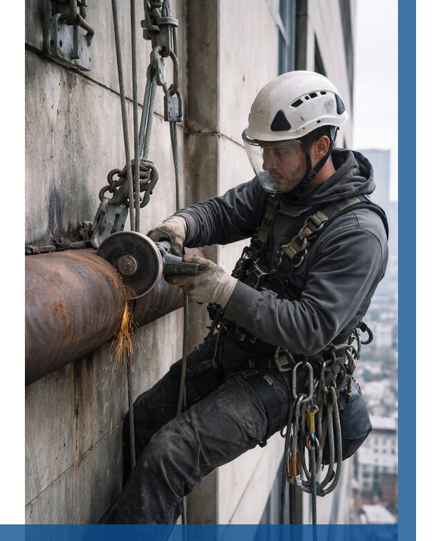 Резка металла на высоте в Апатитах по цене от 4667 р. | ВЫСОТНИК-Птт