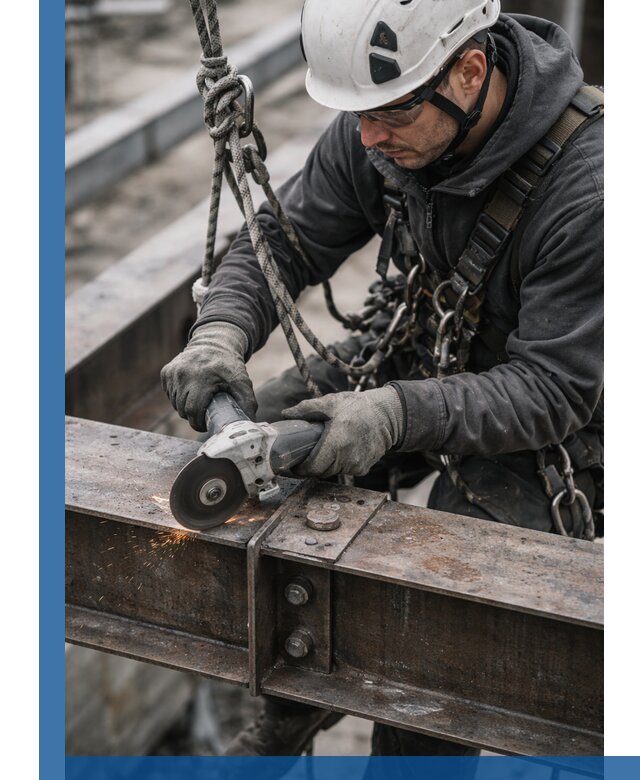 Резка металла на высоте в Апатитах для зданий и конструкций