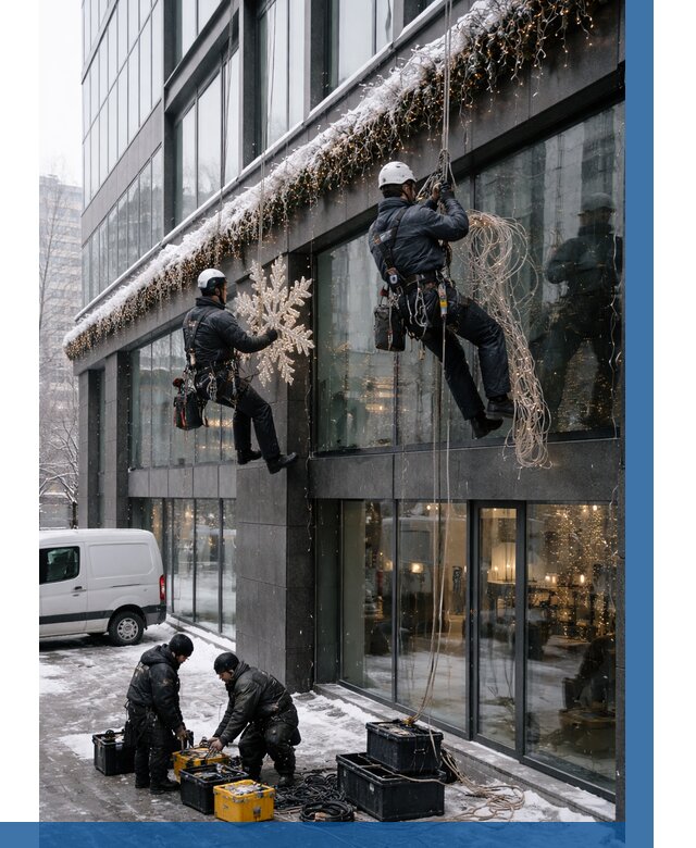 Демонтаж новогоднего оформления в Апатитах от 5705 р. | ВЫСОТНИК-Птт