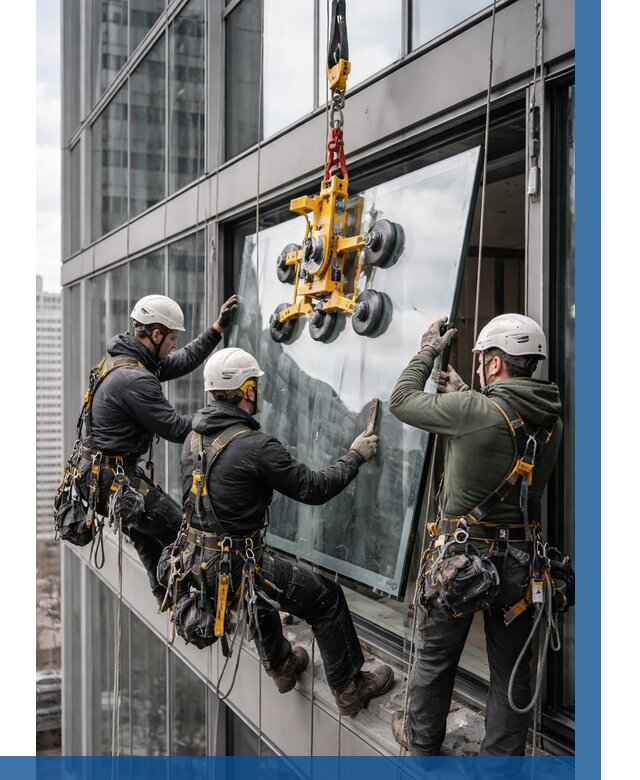 Фасадное остекление зданий под ключ в Апатитах от 10372 р. | ВЫСОТНИК-Птт