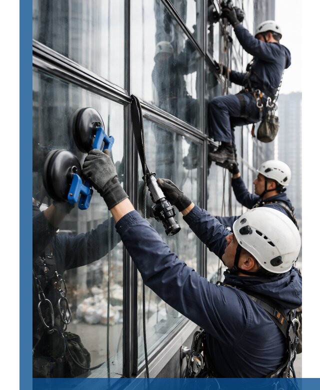 Радиусное остекление фасадов под ключ в Апатитах с гарантиями