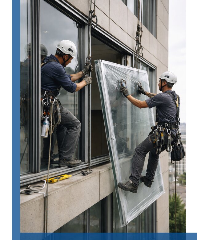 Профессиональная замена стекла в витраже в Апатитах с гарантией