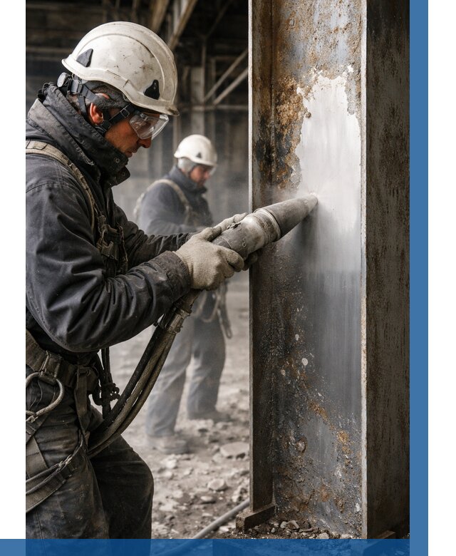 Удаление старой краски с металла в Апатитах от 467 р. | ВЫСОТНИК-Птт