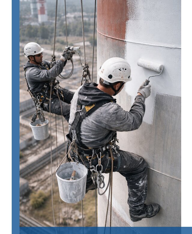 Покраска дымовых труб в Апатитах: антикоррозийная защита и восстановление