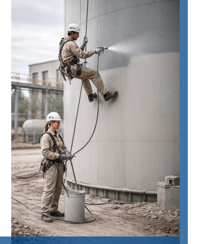 Покраска резервуаров в Апатитах от 1245 р. | ВЫСОТНИК-Птт — заказать