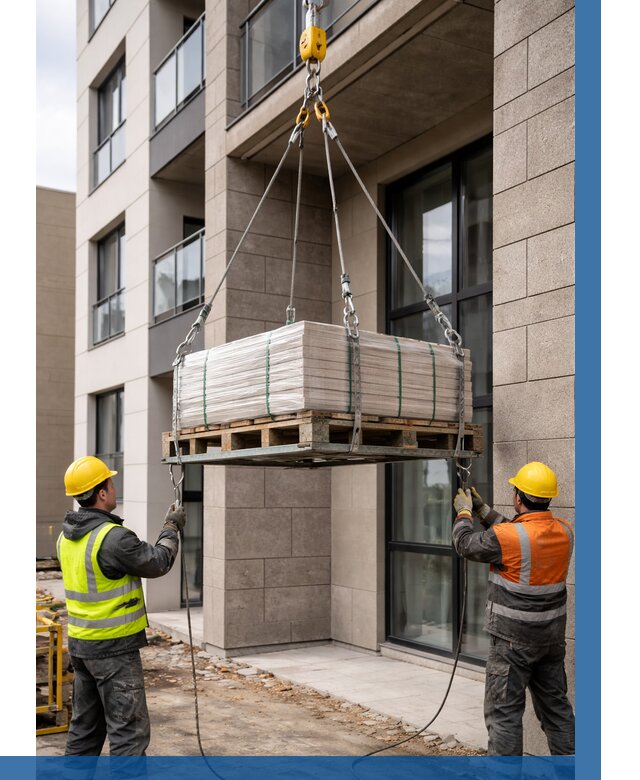 Подъем керамогранита на этаж в Апатитах от 3630 р. | ВЫСОТНИК-Птт