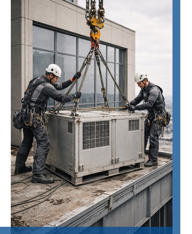 Такелажные работы на высоте в Апатитах от 8298 р. | ВЫСОТНИК-Птт