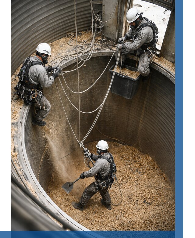 Чистка зерновых бункеров в Апатитах от 12446 р. | ВЫСОТНИК-Птт