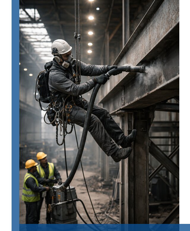 Обеспыливание конструкций в цехах промышленного производства в Апатитах