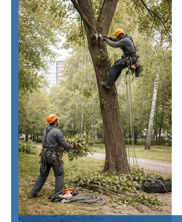 Санитарная обрезка деревьев в Апатитах, профессионально и безопасно