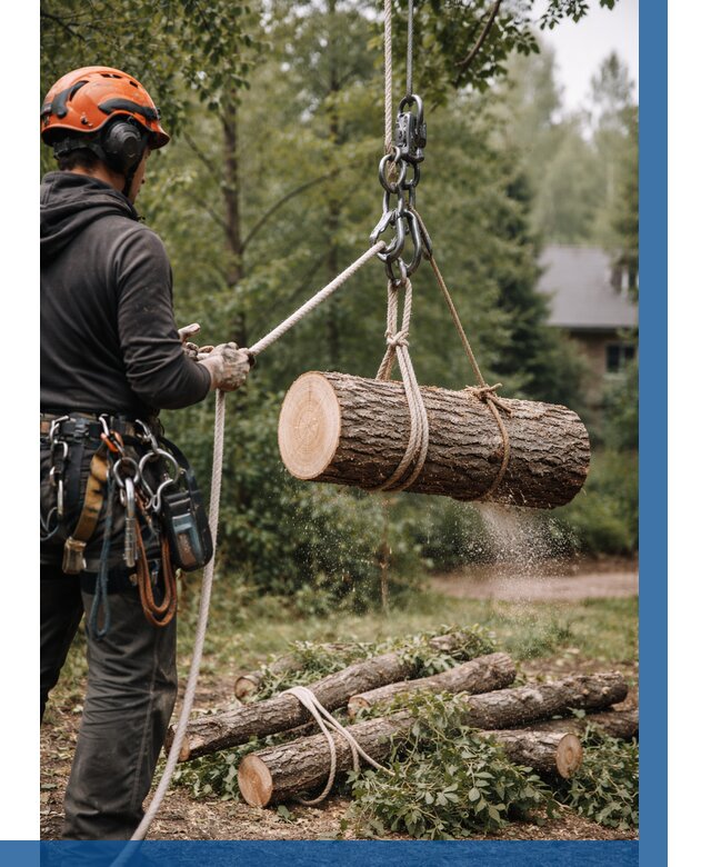 Валка деревьев частями в Апатитах от 7779 р. | ВЫСОТНИК-Птт