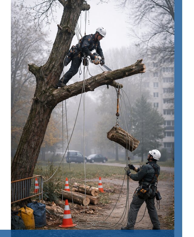 Удаление аварийных деревьев в Апатитах от 15558 р. | ВЫСОТНИК-Птт