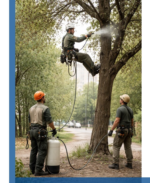 Обработка деревьев от вредителей в Апатитах профессиональная защита