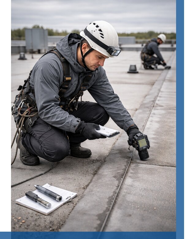 Обследование кровли на протечки в Апатитах от 4667 р. | ВЫСОТНИК-Птт